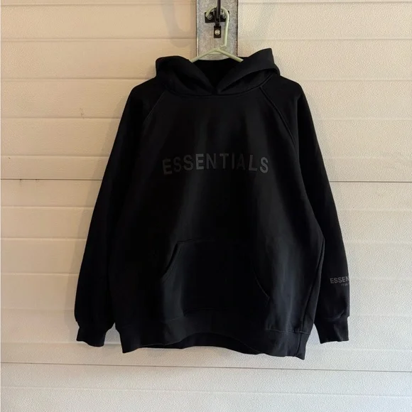 FOG ESSENTIALS 3D SILICON BOXY HOODIE L Fear of God Essentials 